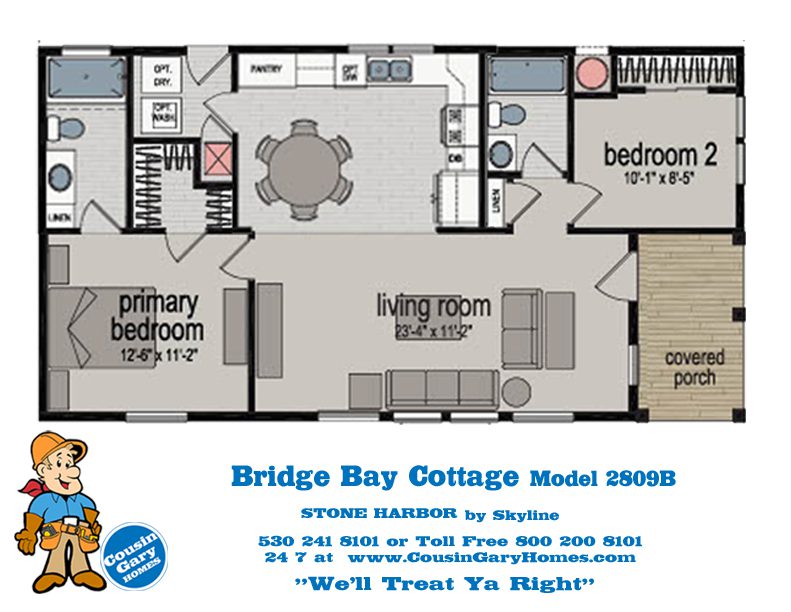 Hat Creek Cottage | Model 1109 | Cousin Gary Homes